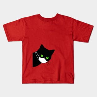 Covid Quarantine Cat Kids T-Shirt